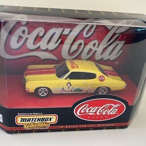 Vintage Matchbox Collectibles Coca-Cola 1970 Chevelle SS 454 Diecast NIB